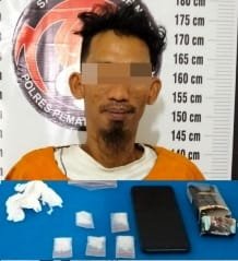 Polres Siantar Bekuk Warga Simalungun Bawa Sabu