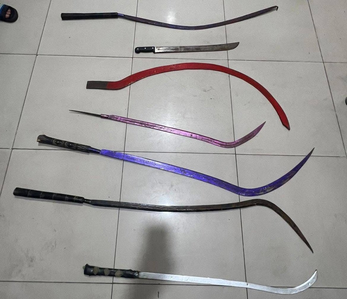 Tiga Pelaku Begal Sadis Bersajam di Tanjung Mulia Medan Diamankan, Tak Berkutik Saat Diamankan Polisi