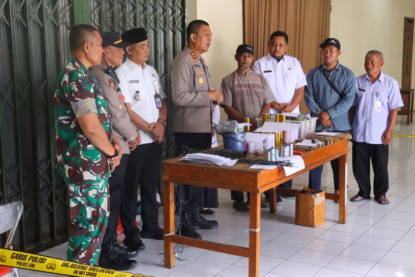 Polres Karanganyar Sita Puluhan Kilogram Bahan Peledak Pasca Ledakan Petasan di Blumbang