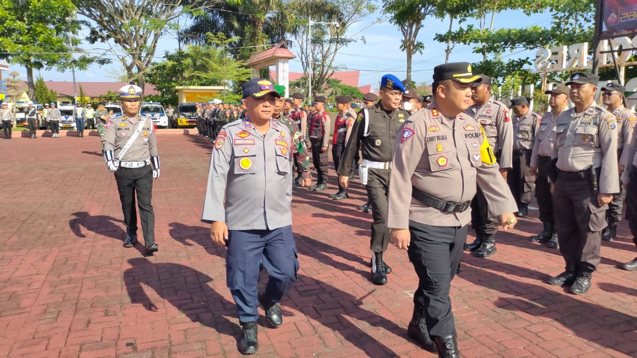Polres Simalungun Gelar Pasukan Operasi Ketupat Toba 2024 untuk Amankan Idul Fitri
