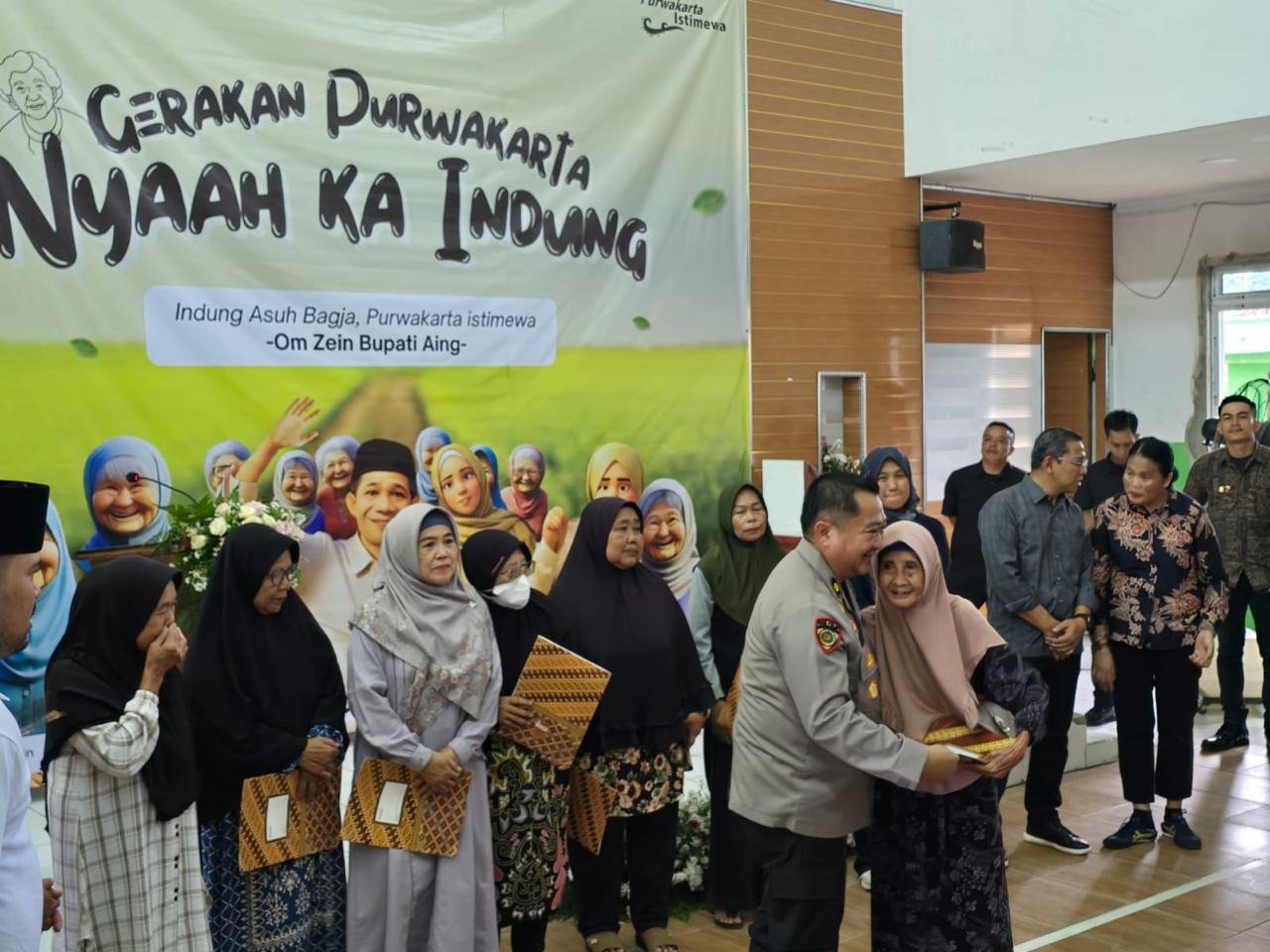 Wakili Kapolres Purwakarta, Kompol Adi Fauzi Hadiri Launching Program Gerakan Purwakarta Nyaah ka Indung
