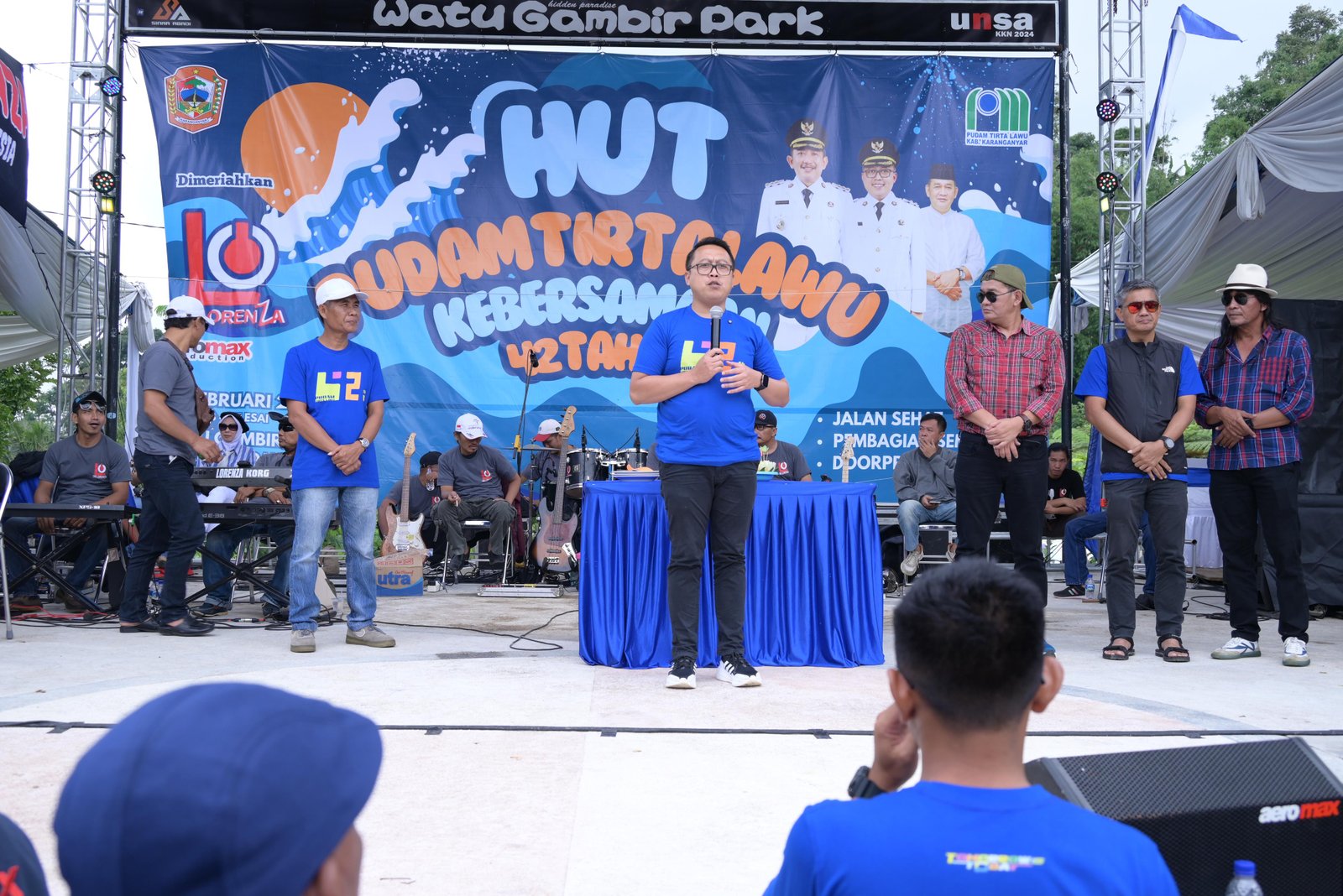 OM Lorenza Meriahkan HUT ke-42 PUDAM Tirta Lawu
