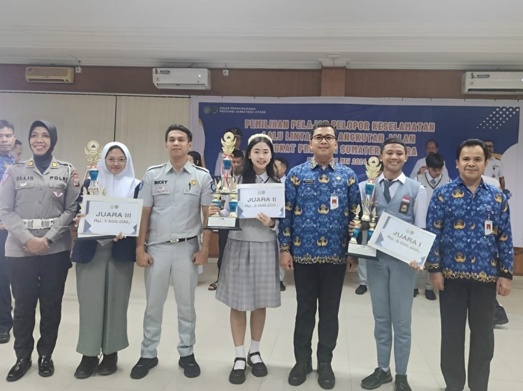 Tekan Angka Lakalantas, Dishub Sumut Jaring Pelajar Pelopor Keselamatan