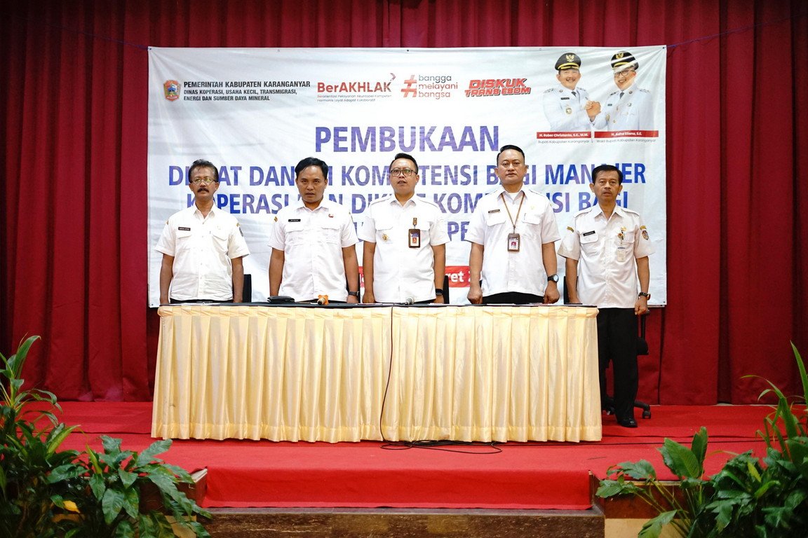 Diklat dan Uji Kompetensi Manajer serta Pengurus Koperasi di Karanganyar Resmi Dibuka