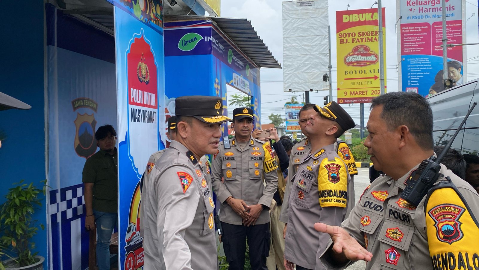 Polres Karanganyar Terima Tim Supervisi Mabes Polri Pastikan Pengamanan Mudik Lebaran Berjalan Optimal