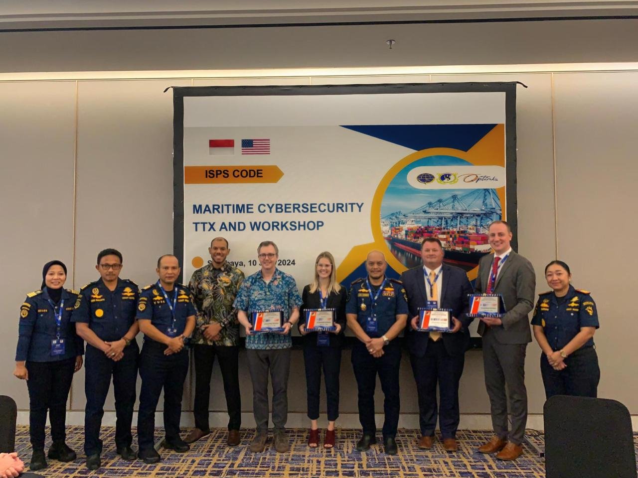 Kemenhub bersama U.S. Embassy Gelar Maritim Security Exercise & Workshop Serta Port Visit