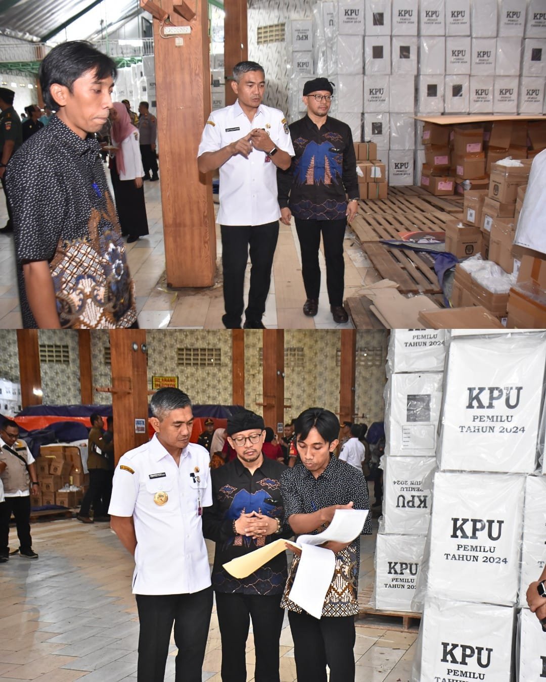 Logistik Pemilu Tahun 2024 Kabupaten Karanganyar Dipantau Pj. Bupati