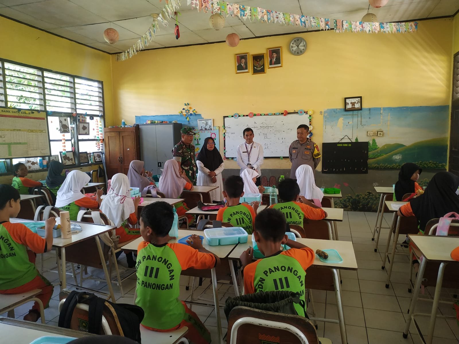 Danramil Panongan Tegaskan Komitmen Dukung Gizi Anak