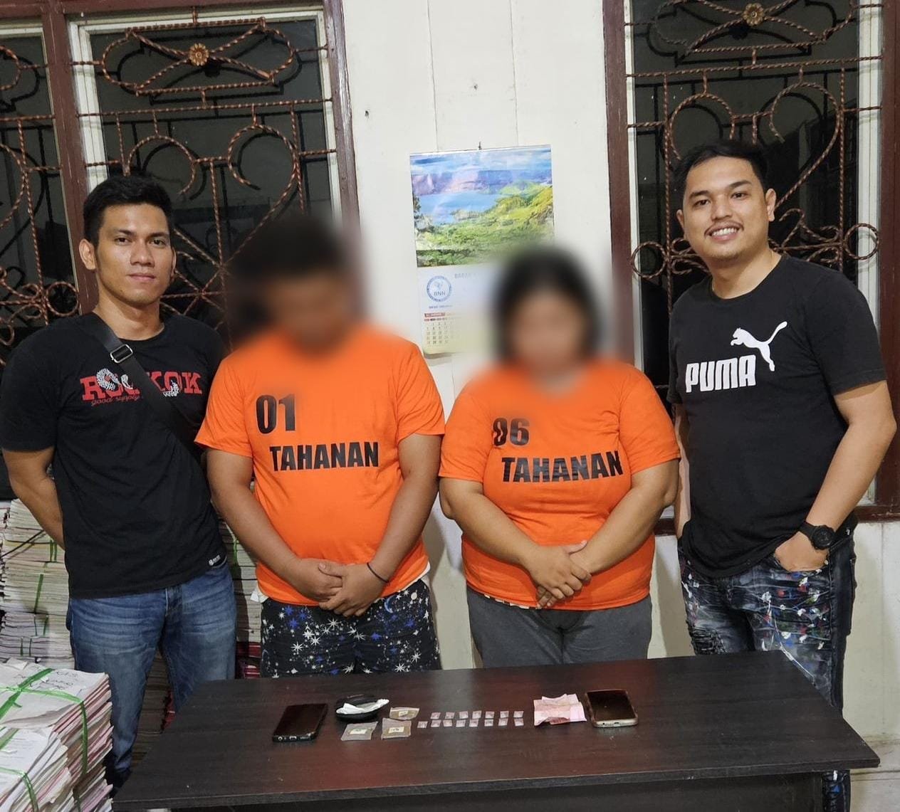 Sat Narkoba Menggelar Operasi Grebek Kampung Narkoba, Berhasil Tangkap Dua Tersangka di Simalungun