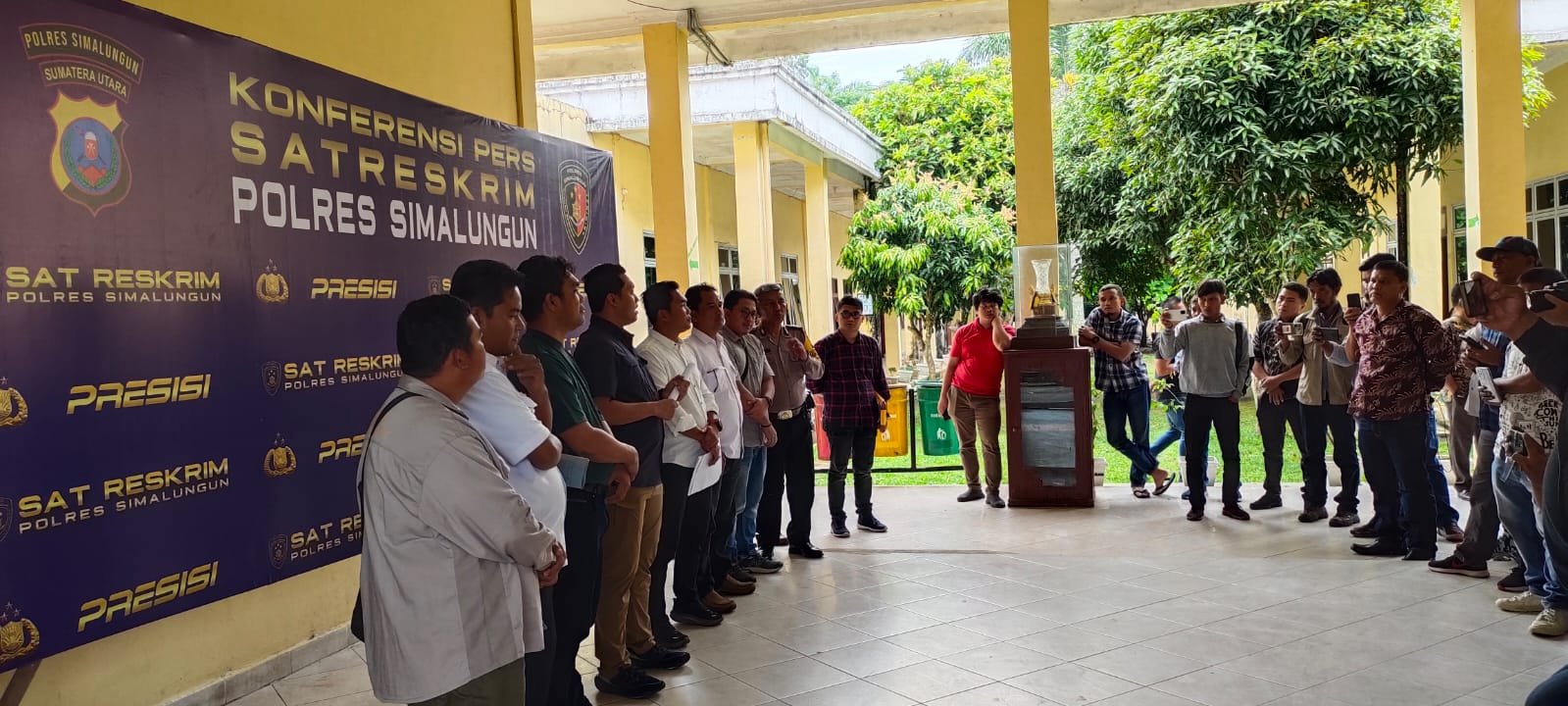 Sat Reskrim Polres Simalungun Verifikasi Legalitas Kayu