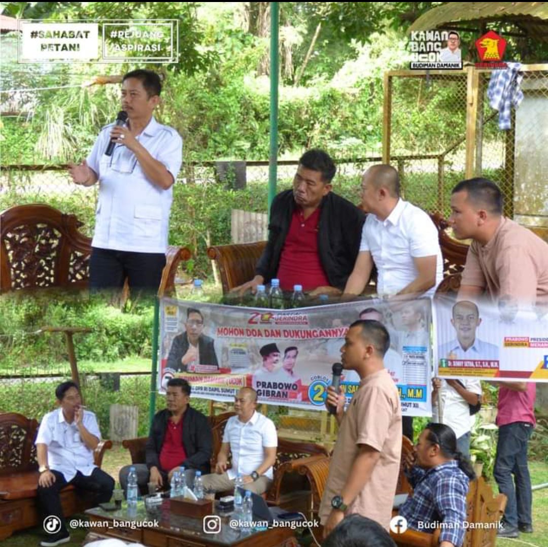 Budiman (Ucok) mMnghadiri Acara Reses Wakil Ketua DPRD Kabupaten Langkat Donny Setha