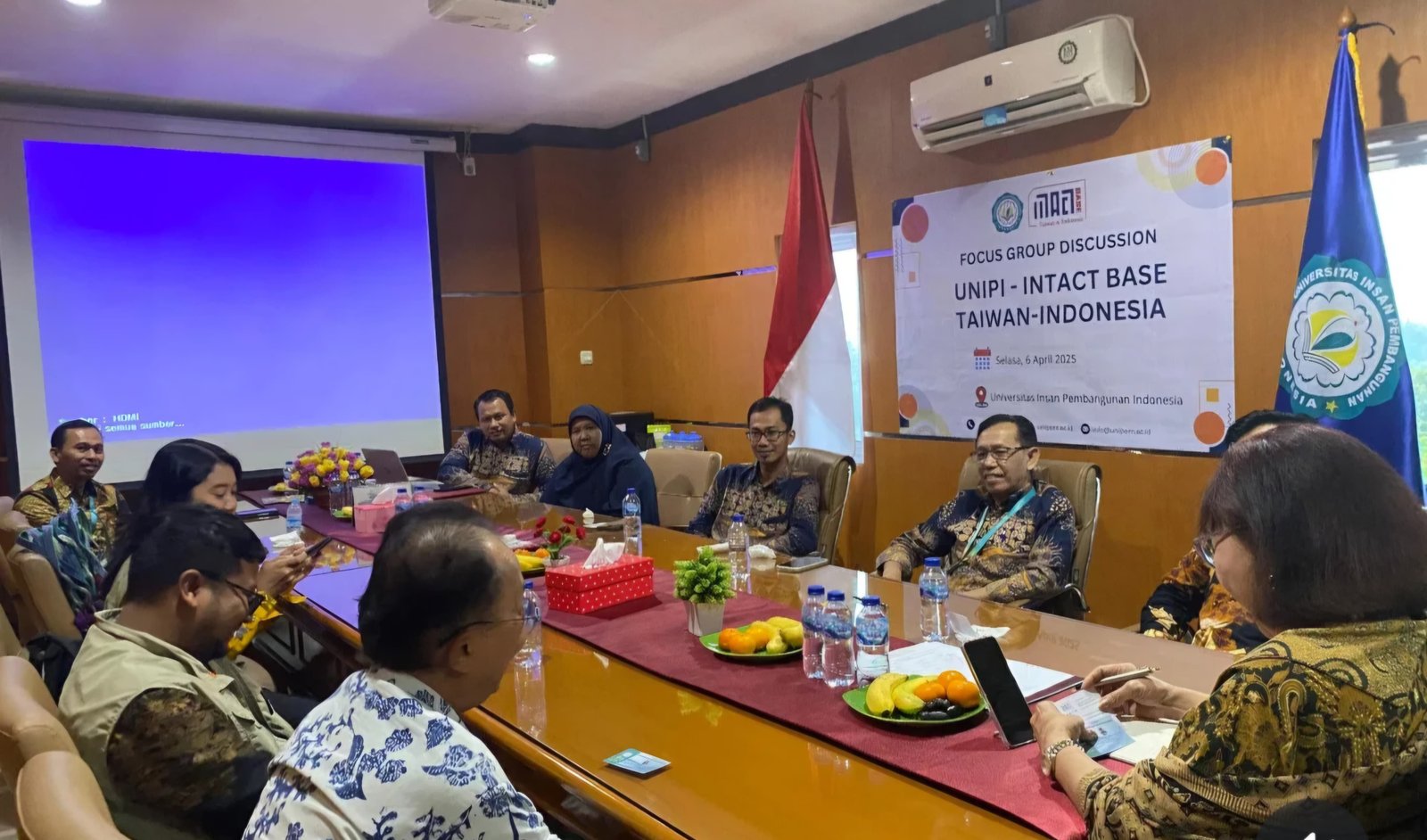 Jalin Kolaborasi Internasional Dengan INTACT BASE Taiwan - Indonesia, UNIPI Perkuat Jejaring Gelobal