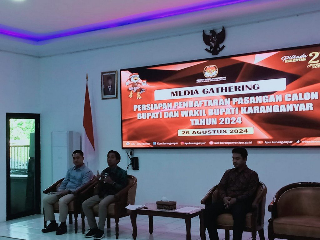 KPU Karanganyar Siap Membuka Pendaftaran Calon Bupati dan Wakil Bupati Karanganyar Tahun 2024