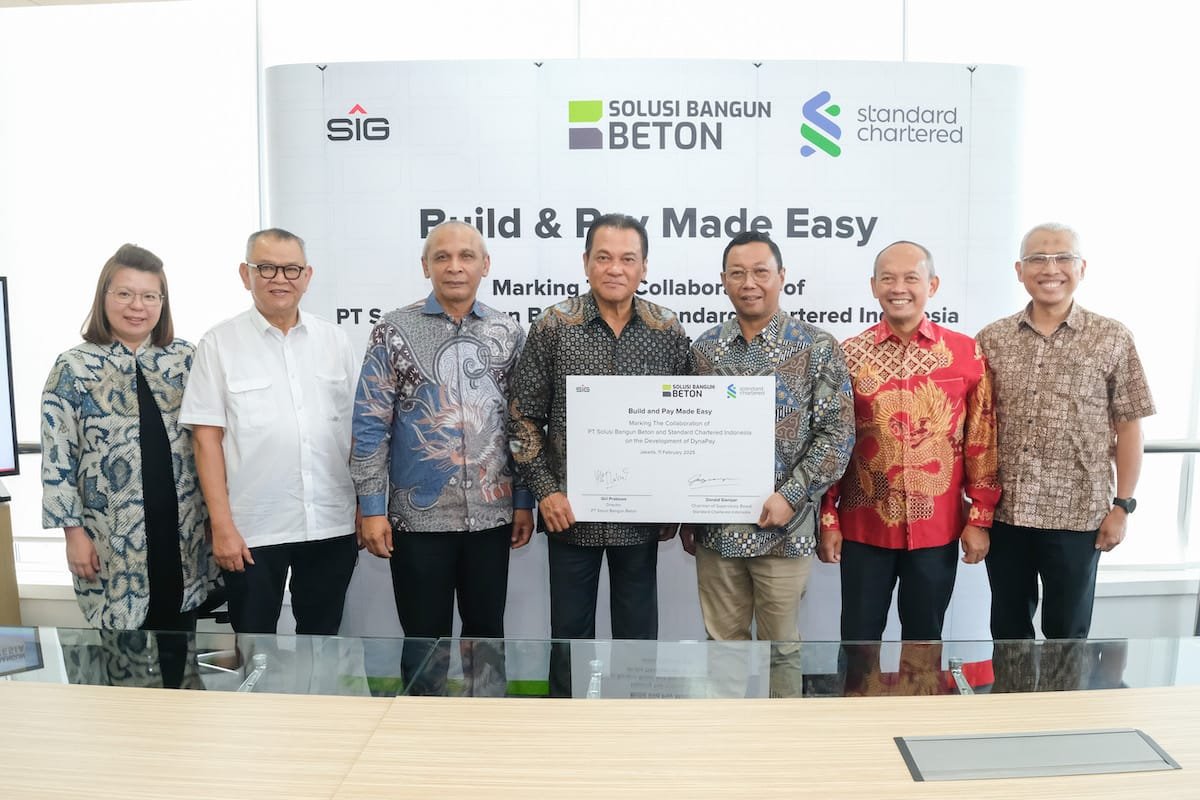 PT SBI Gandeng Standard Chartered Bank Hadirkan Sistem Pembayaran Digital Pembelian Beton yang Mudah dan Cepat