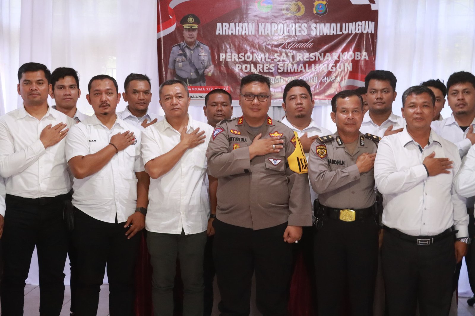 Kapolres Simalungun Perintahkan Target Operasi dan Zero Tolerance Terhadap Keterlibatan Narkoba di Jajaran