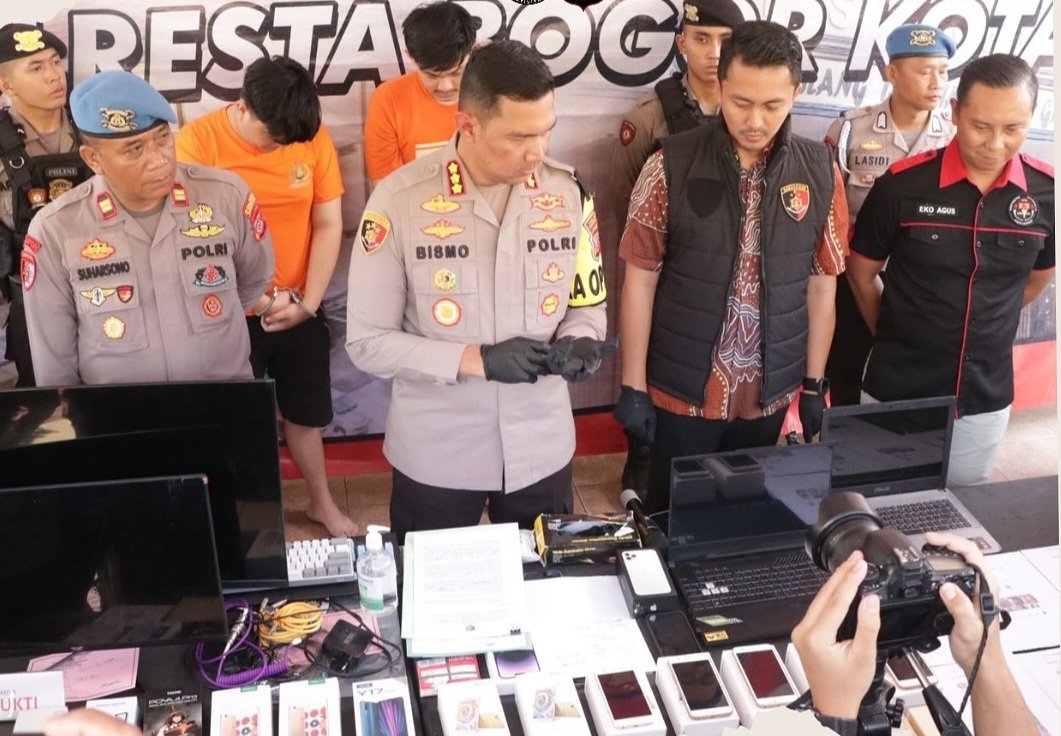 Perekrut Selebgram Promosi Judi Online Ditangkap Polresta Bogor Kota