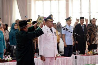 Pj Gubernur Sumatera Utara Hassanudin, Lantik Hasrimy Sebagai PJ Bupati Langkat
