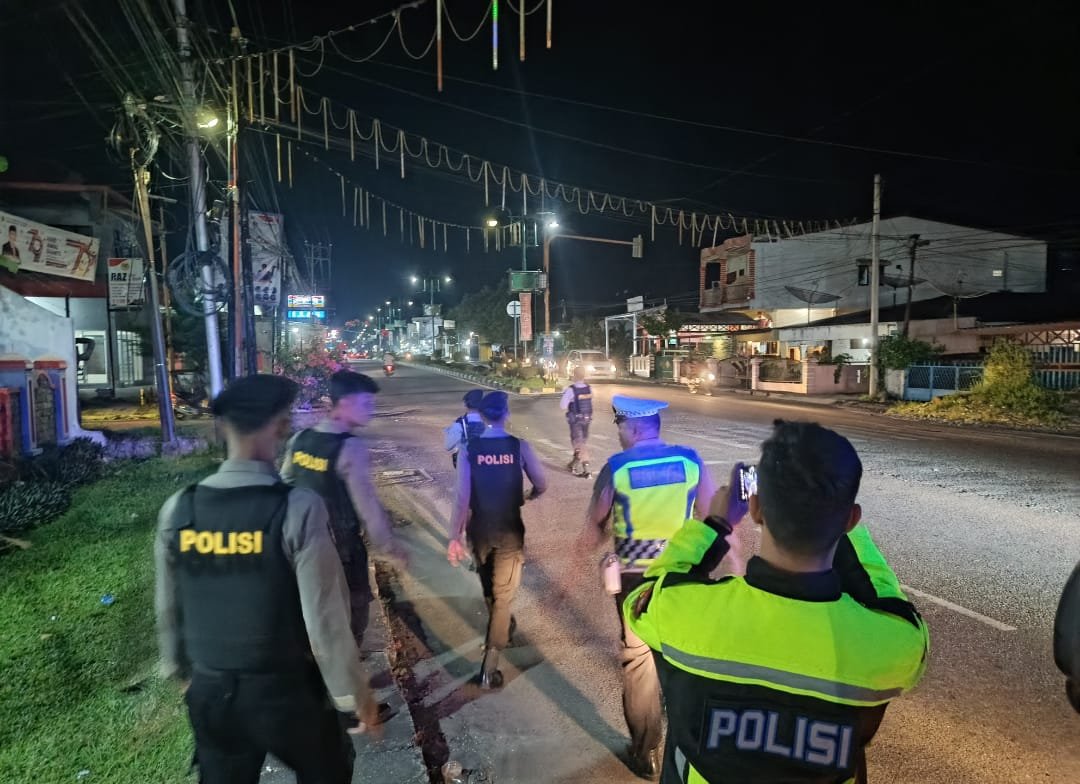 Patroli Kepolisian Polres Aceh Tenggara Ciptakan Situasi Kamtibmas Aman dan Kondusif