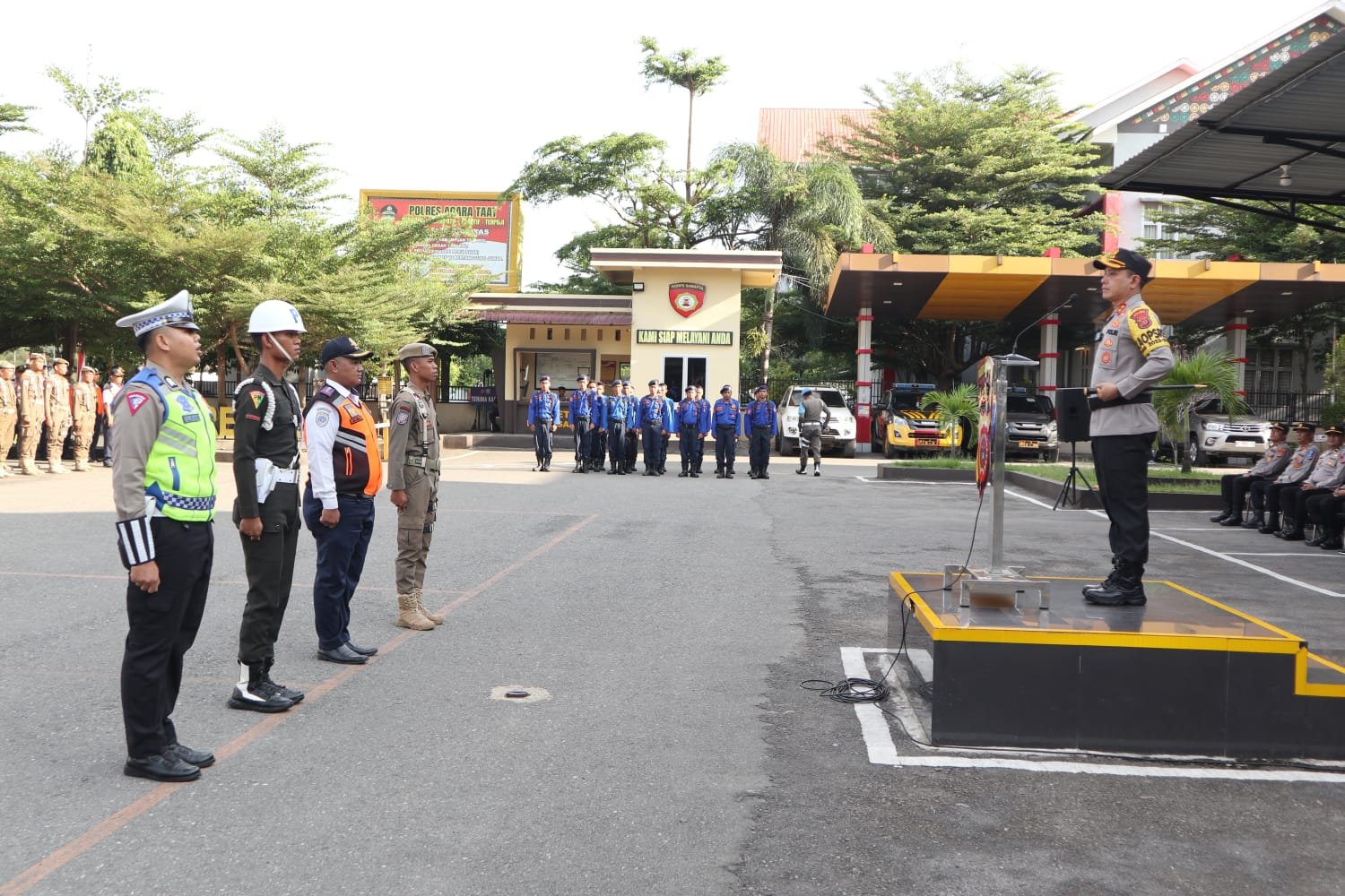 Kapolres Aceh Tenggara Pimpin Apel Gelar Pasukan Operasi Patuh Seulawah 2024