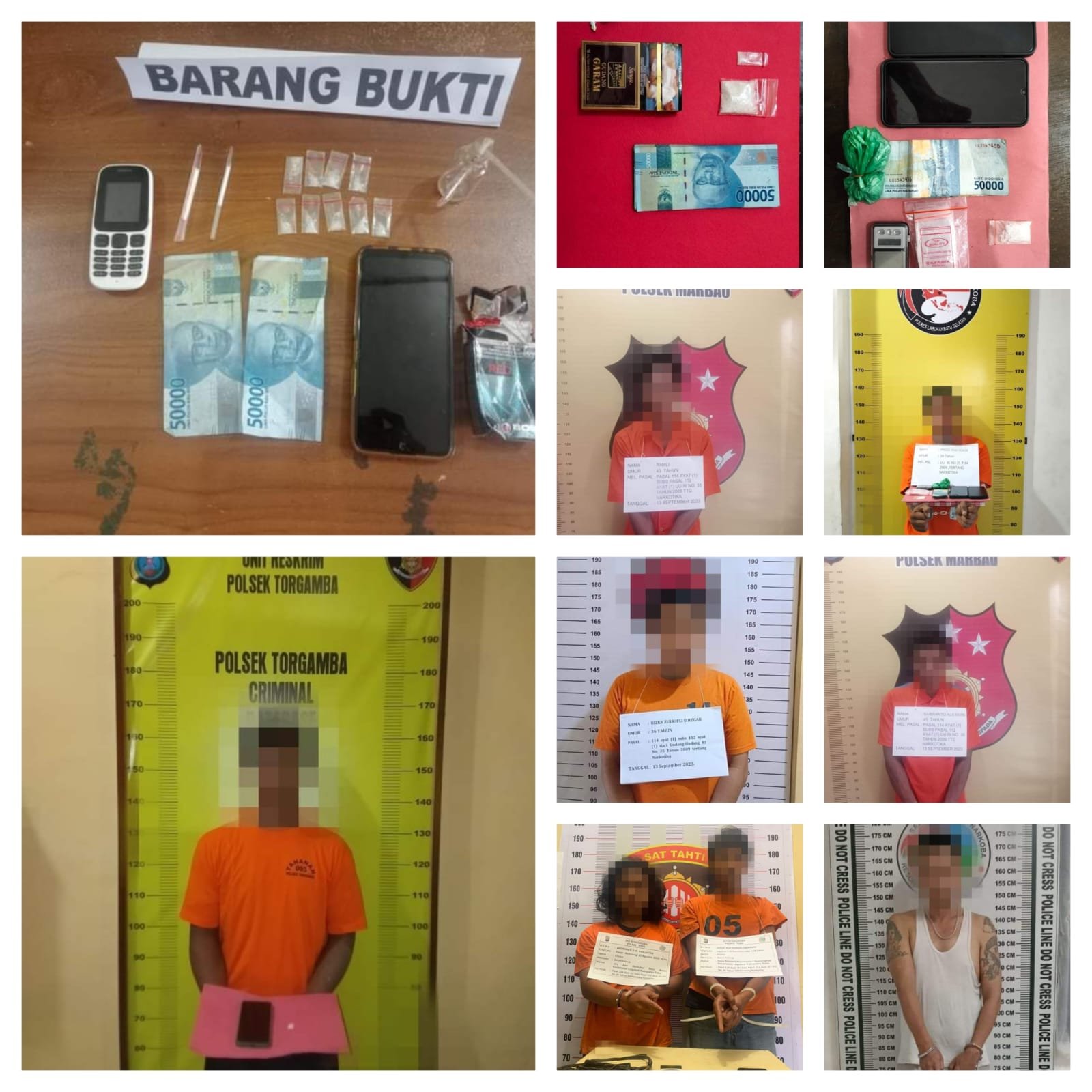 Polda Sumut Kembali Tangkap 75 Pelaku Peredaran Narkoba