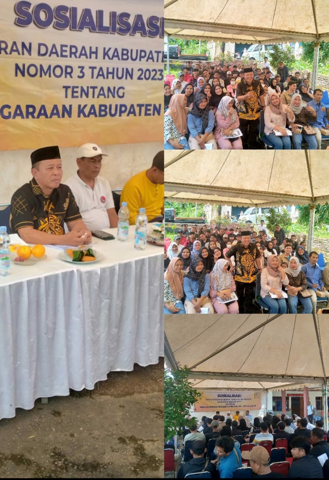 H. Ismail DPRD Kabupaten Bogor Fraksi Partai Golkar Sosialisasi Perda Kabupaten Layak Anak di Desa Sukajadi