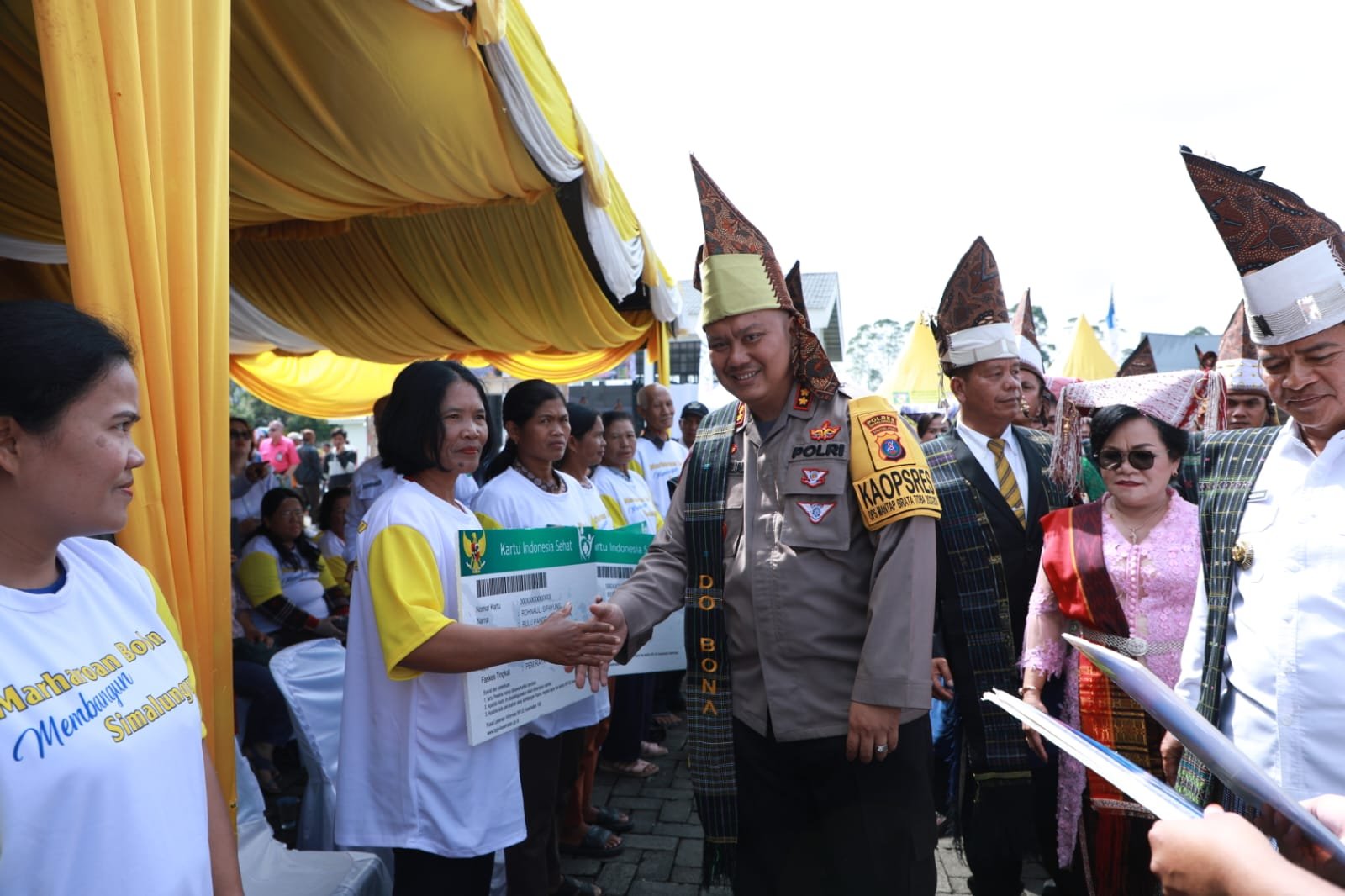 Kapolres Hadiri Peresmian Gedung Baru RSUD Tn. Rondahaim