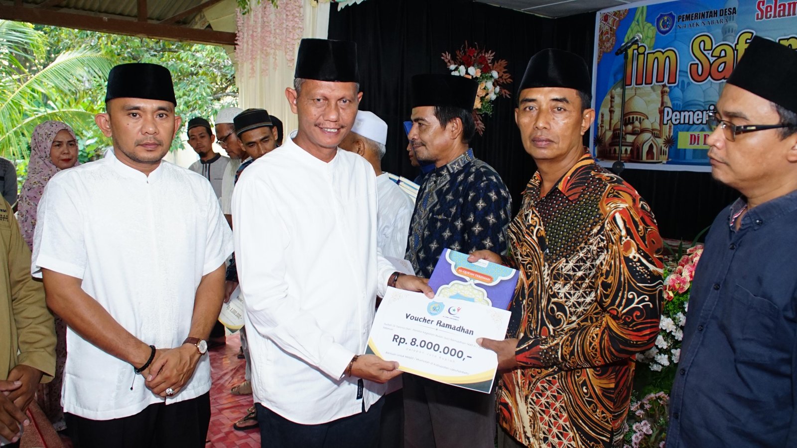 Mesjid AT TAQWA Desa N4 Aek Nabara Menjadi Penutup Safari Ramadhan 1445 H Pemkab Labuhanbatu