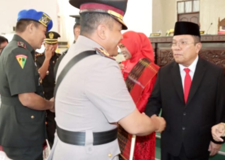 Kapolres Siantar Hadiri Sertijab Walikota dan Wakil Walikota
