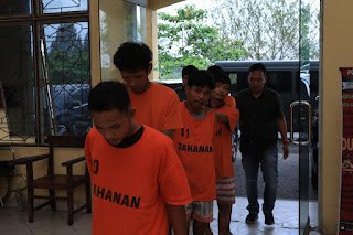 Polres Simalungun Berhasil Ungkap Kasus Pencurian Sepeda Motor, Empat Tersangka Ditangkap