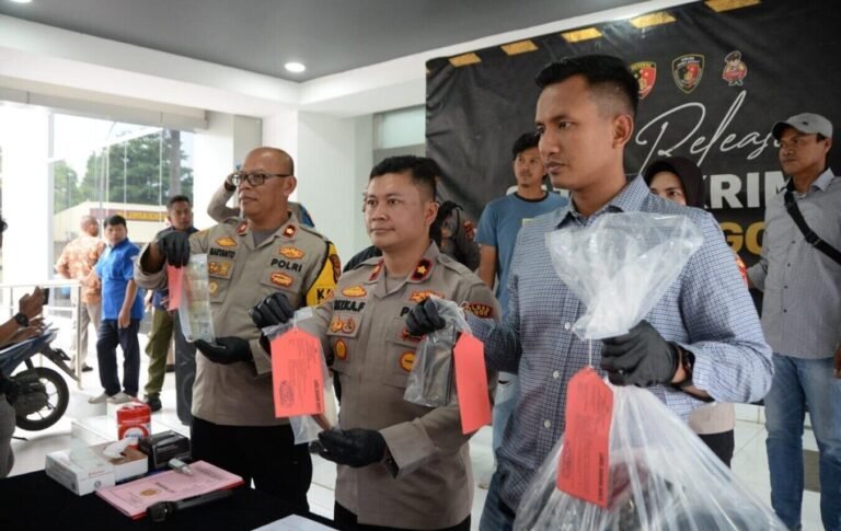Polres Bogor Ungkap Kasus Pembunuhan Pengemudi Ojek Online di Leuwiliang