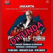 Konser Gratis Iwan Fals di Jakarta Ditunda Mendadak, Ini Penyebabnya