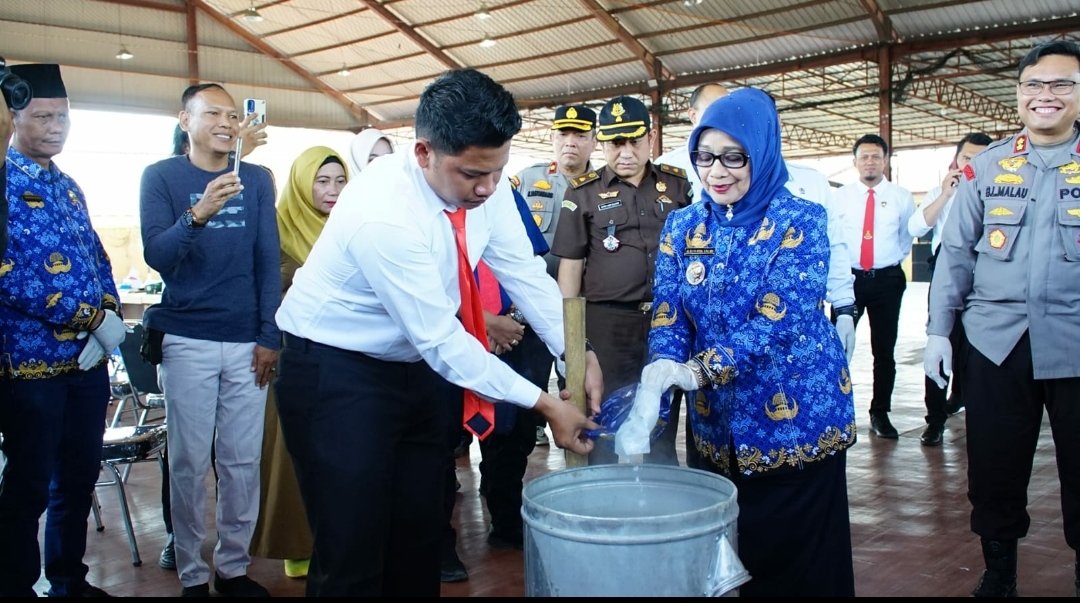 Plt. Bupati Labuhanbatu Saksikan Pemusnahan Barang Bukti 14.983,3, gr Narkotika