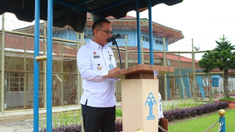 Lapas Kelas II A Pematang Siantar Gelar Upacara Peringatan Hari Pahlawan Nasional