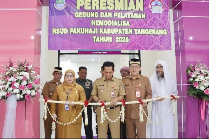 Pj Bupati Tangerang Resmikan Gedung Pelayanan Hemodialisa