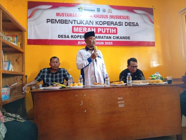 Desa Koper Kecamatan Cikande, Gelar Musdessus Pembentukan Pengurus Koprasi Merah Putih Tahun 2025