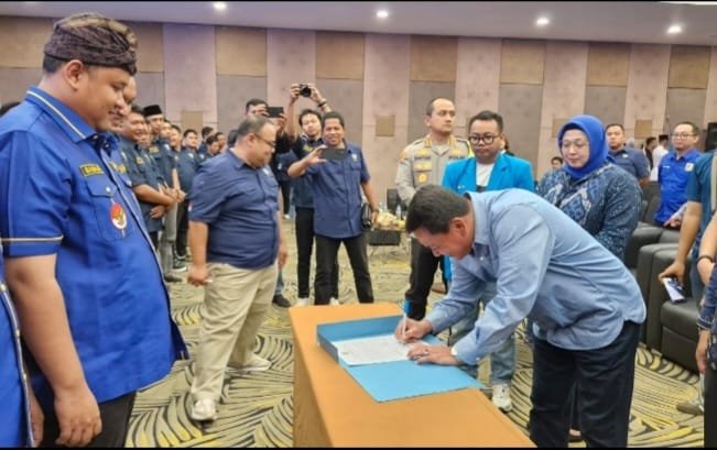Bupati Terpilih Moch Maesyal Rasyied Hadiri Pelantikan KNPI Kabupaten Tangerang
