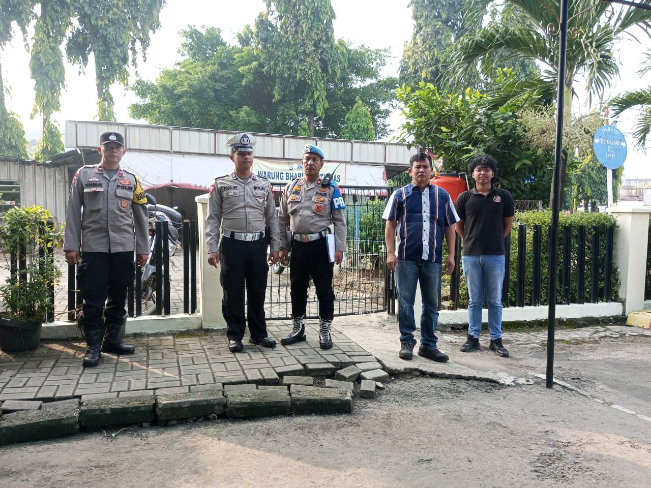 Sispam Mako Pagi Hari Anggota Polsek Balaraja Antisipasi Guantibmas di Mako Polsek Balaraja Polresta Tangerang