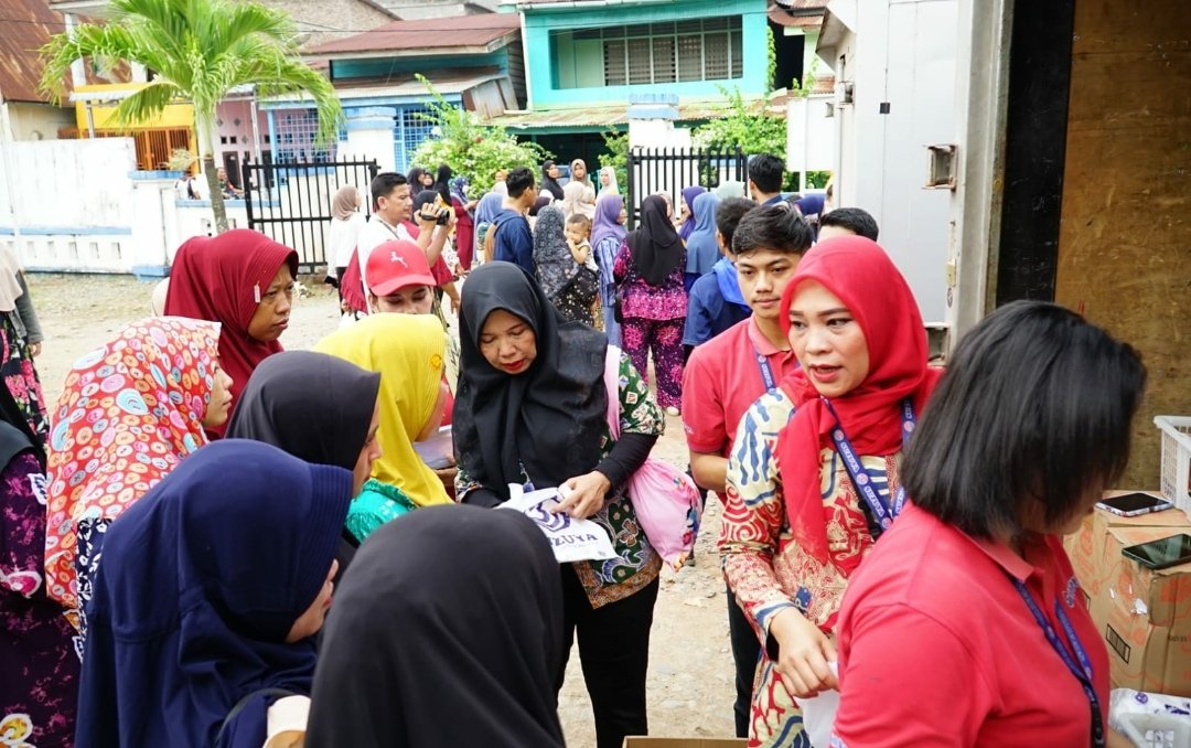 Gandeng Bulog dan Supermarket, Pemkab Labuhanbatu Gelar Pasar Murah di Panai Hilir