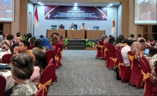KPU Siantar Gelar Rakor Penyusunan DPHP Pilkada