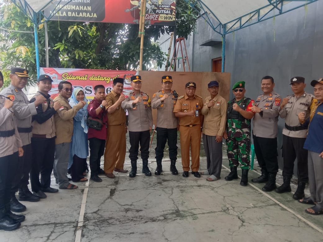 Danramil 05/Balaraja Dampingi Wakapolda Banten Brigjen Pol M. Sabilul Alif, SH. S.IK, Giat Kunjungan Kerja
