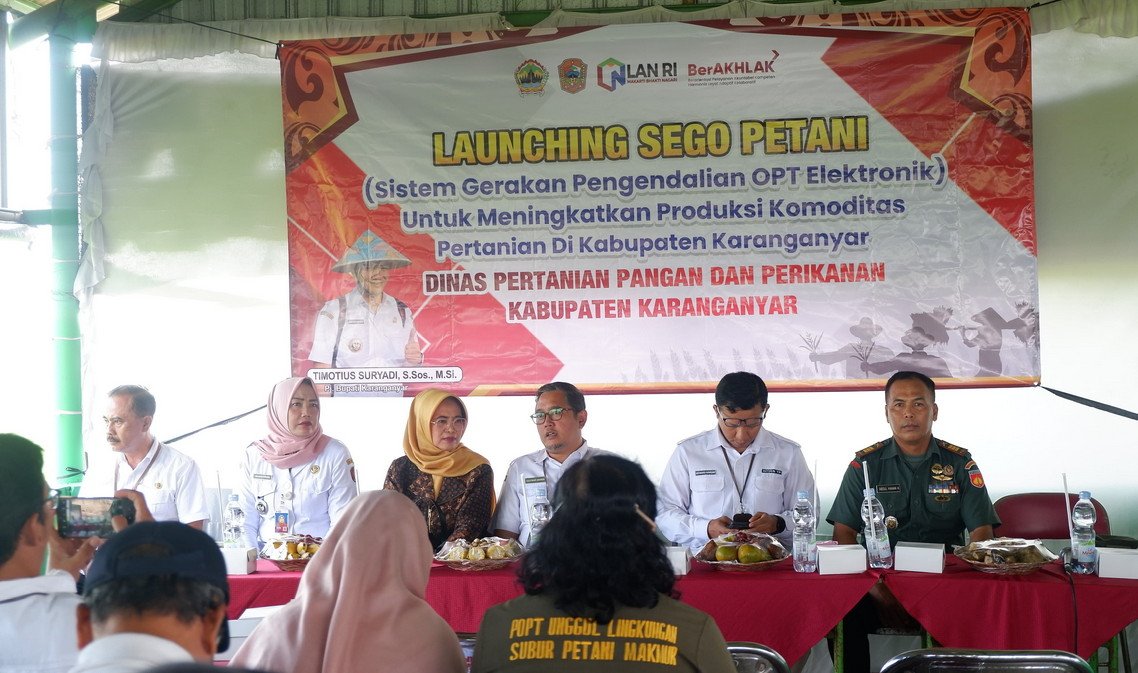 Dispertan Meluncurkan Aplikasi Sistem Gerakan Pengendalian Organisme Pengganggu Tanaman OPT