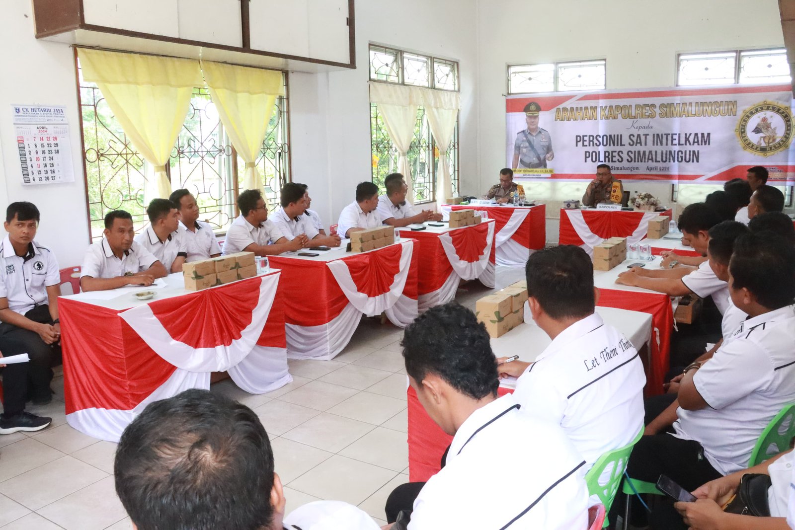 Kapolres Simalungun Pimpin Arahan Kinerja Personel Sat Intelkam Mampu Bekerja Lebih Tajam