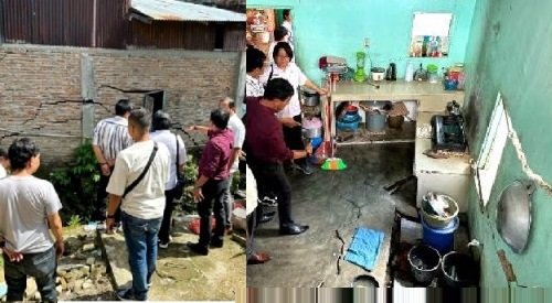 DPRD Siantar dan Pejabat Pemko Tinjau Rumah Lansia Korban Banjir