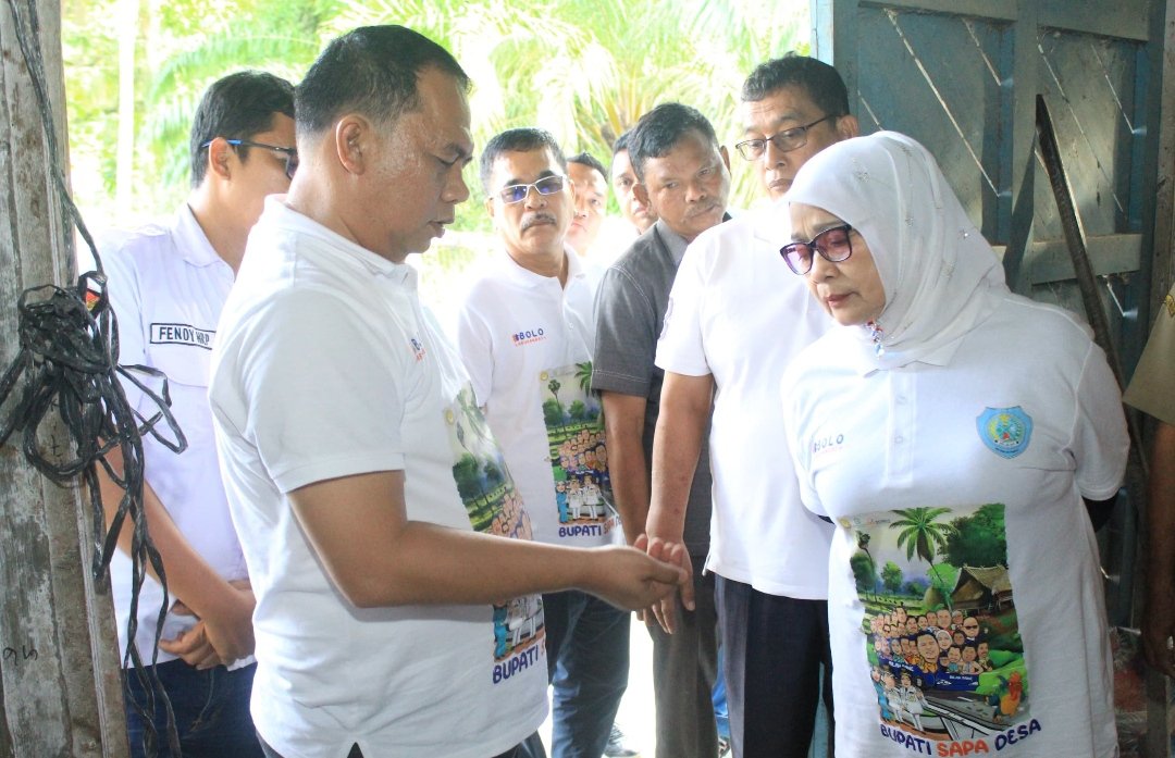 Bupati Labuhanbatu Tinjau Kilang Padi Tanjung Sarang Elang