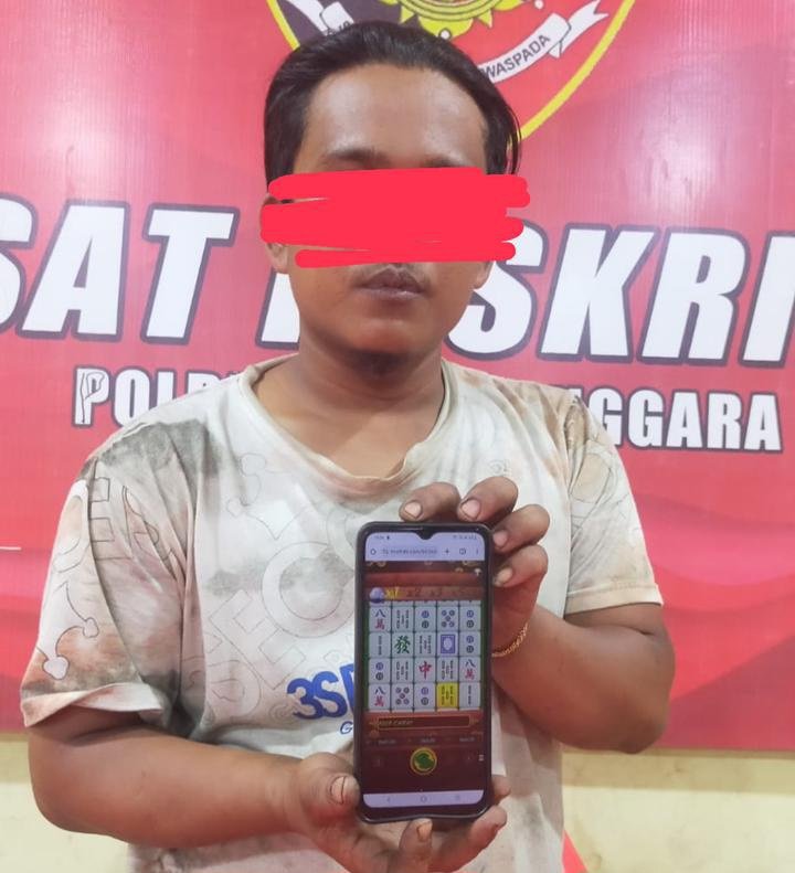 Team Resmob Sat Reskrim Polres Agara Ungkapan Kasus Perjudian Online di Desa Pulonas Baru