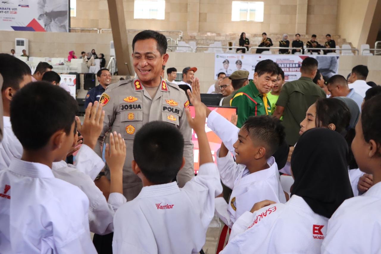 Kapolres Pelabuhan Belawan Hadiri Pembukaan Kejuaraan Karate