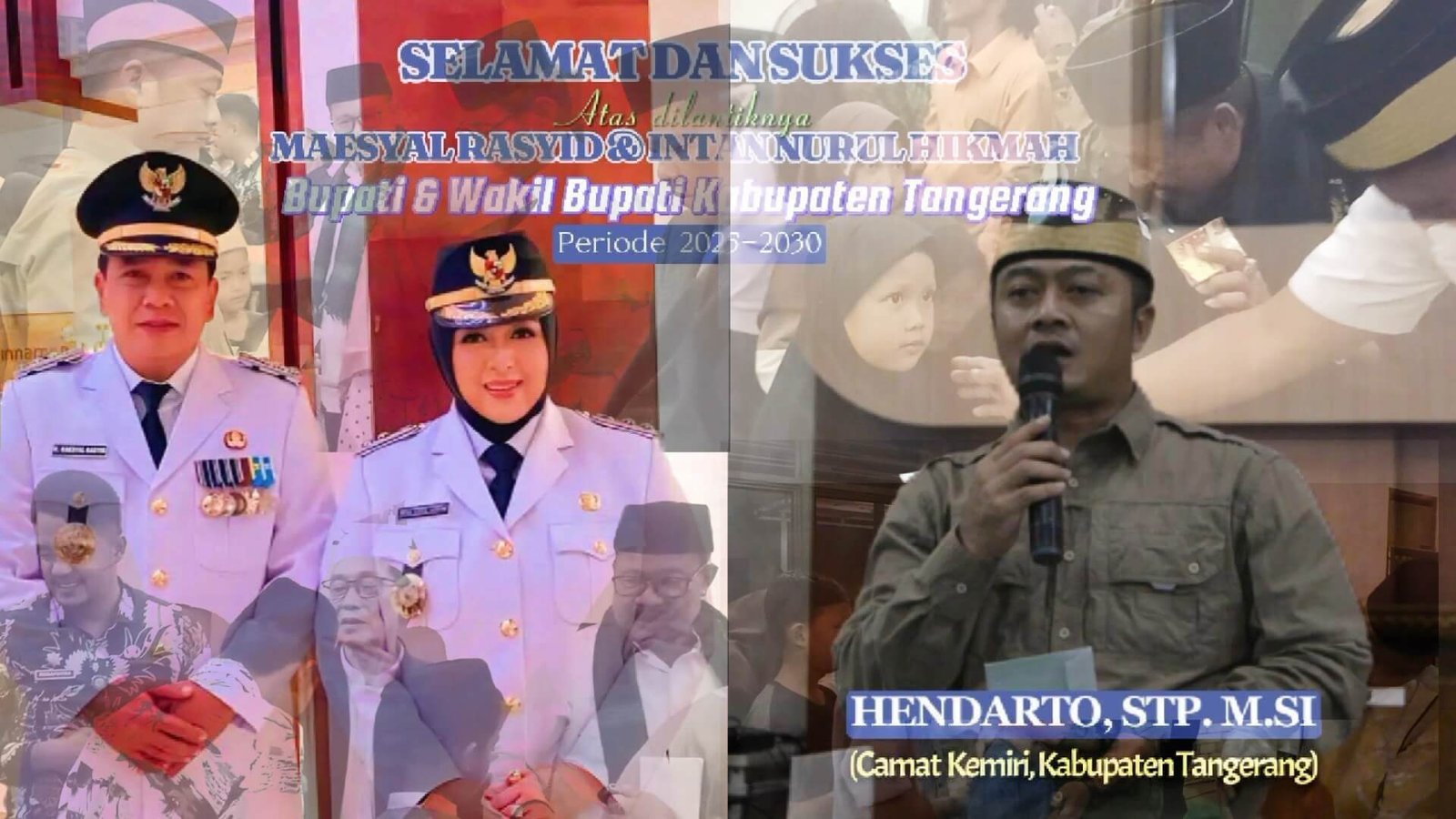 Camat Kemiri Gelar Acara Tasyakuran dan Santunan Yatim untuk Bupati dan Wakil Bupati Tangerang