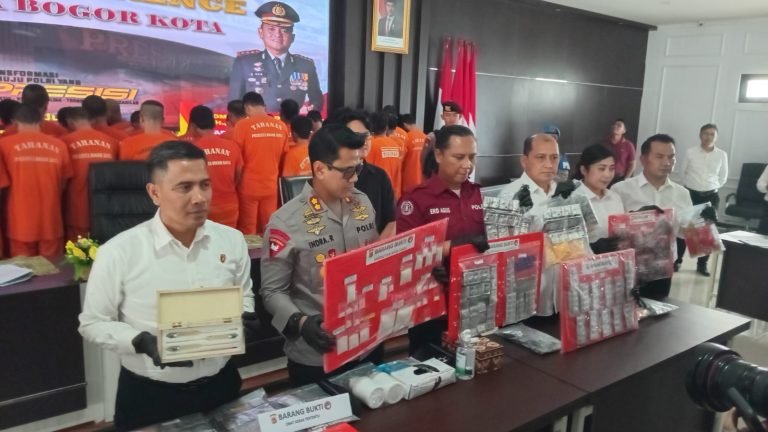 Polresta Bogor Kota Ungkap Modus Licik Jaringan Narkoba di Bogor: Sembunyikan Produksi di Gudang Beras