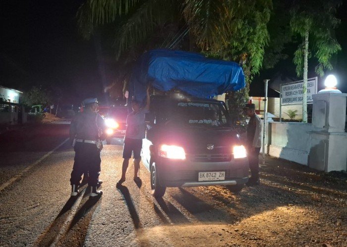 Polsek Lawe Sigala-gala Gelar Razia KRYD dalam Rangka Cipta Kondisi Jelang Situasi Kamtibmas