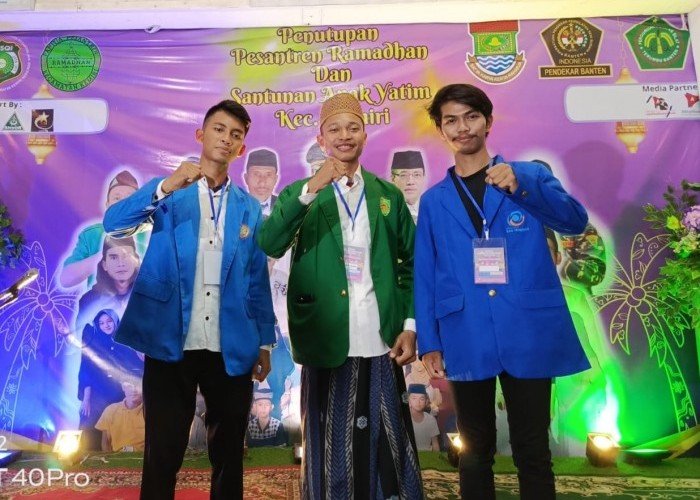 Mahasiswa Kemiri, Turut Sukseskan Penutupan Pesantren Ramadhan, Santunan Yatim dan Dhuafa